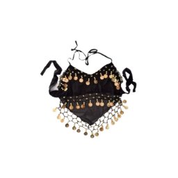 Sutien cu banuti negru