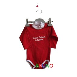 Body bebe Craciun PRIMUL CRACIUN IN FAMILIE 74 CM