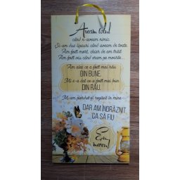 Tablou mesaj motivational AVEAM TOTUL