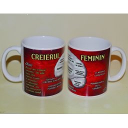 Cana cadou CREIERUL FEMININ