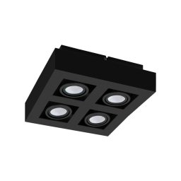 Eglo 31065 - Spot LED MENDOZA 4xLED/4,7W/230V 3000K negru