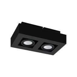 Eglo 31063 - Spot LED MENDOZA, 2 x LED, 4,7 W, 230 V, 3000 K, negru