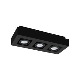 Eglo 31064 - Spot LED MENDOZA 3xLED/4,7W/230V 3000K negru