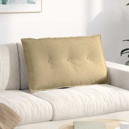 Perna pentru spate Gri Verde 80 x 50 cm Tesatura din corduroy GartenMobel Dekor