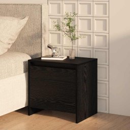 Dulap de noapte Stejar Negru 45 x 34 x 44,5 cm Lemn compozit GartenMobel Dekor