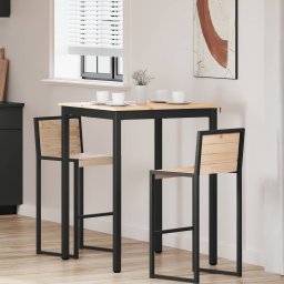 Masa de bar natural 110 x 55 x 105 cm Lemn de pin masiv GartenMobel Dekor