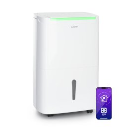 Klarstein DryFy Pro Connect Smart, Dezumidificator de aer, WiFi, Compresie, 30l/d, 50-60m², Alb (DXJ2-DryFyConnect30)