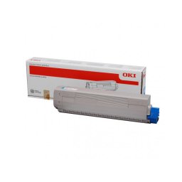 Toner OKI 46471115, Cyan, 5000 pagini, Pentru OKI C813