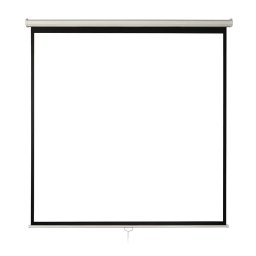 Ecran proiectie manual, perete/tavan, 180 x 180 cm, perete/tavan BlackMount, Format 1:1