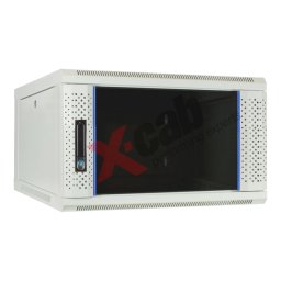 Cabinet metalic de perete 19, tip rack wallmount, 6U 600x600 mm, Xcab S Gri