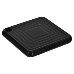 SSD extern, SILICON POWER, PC60A, 256GB, USB-C, 540/500 MB/s, Negru