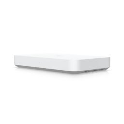Router Ubiquiti UXG-Fiber, 4 porturi LAN, 2 porturi SFP+ 10Gb, 30 W, Management, Alb