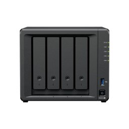 Network Attached Storage Synology DS425+, 4-Bay, Intel Celeron Quad-Core J4125, 2GB DDR4, 1x 1GbE, 1x 2.5GbE, 2x USB 3.2 Gen 1
