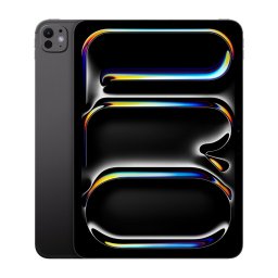 Tableta Apple iPad Pro 11 2025 Cellular, Procesor Apple M5, Ecran Ultra Retina OLED 11", Nano Texture, 16GB RAM, 2TB Flash, Camera 12 MP, Wi-Fi, Bluetooth, GPS, 5G, iPadOS, Negru