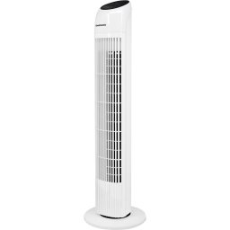 Ventilator tip turn Daewoo Sda DDV300, putere 45 W, trei trepte de putere, timer pana la 12 ore, panou de control digital, telecomanda, oscilare la 60 grade, baza stabila, Alb