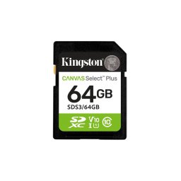 Card de memorie microSDXC Kingston Canvas Select Plus SDS3 64 GB, Class 10, UHS-I U1, V10, A1