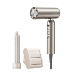 Uscator de par Dreame Pocket Pro AHD51, 1300 W, 110.000 rpm, 70m/s, 5 trepte temperatura, 2 viteze, Functie ionica, Auriu