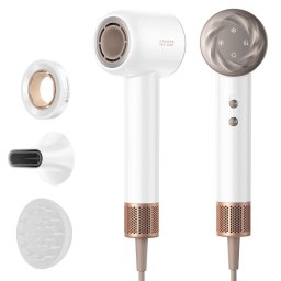 Uscator de par Dreame, Glory Mix White AHD 18, 1600 W, 3 trepte de temperatura, Alb