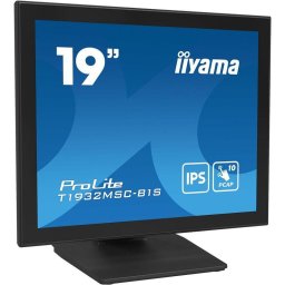 Monitor PC Iiyama Prolite T1932msc-b1s, 48,3 cm (19"), 1280 x 1024 pixeli, ecran tactil LED Full HD, Negru