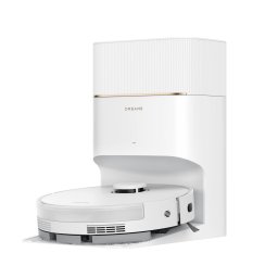 Robot de aspirare cu mop Dreame D20 Pro Plus RLD43SD-WH, statie automata de golire praf 5l, 13000Pa, rezervor praf 0.5l, rezervor apa 0.35l, perie dubla anti-incurcare, baterie 5200mAh, alb