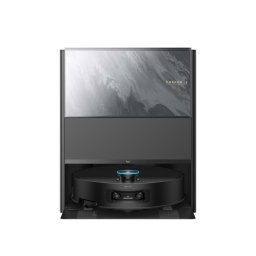 Robot de aspirare cu mop cu Dreame Aqua 10 Ultra Track RLR81CE-BK, tehnologie TrackSync™ statie automata de golire 3.5l, 25000Pa, functie autocuratare mop la 100˚C ThermoHub™, baterie 6400mAh, Negru