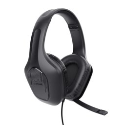 Casti cu fir Trust GXT 417 Zirox, microfon, Jack 3.5 mm, Negru