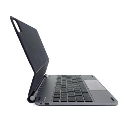 Husa cu tastatura Dviced pentru iPad Air 10,9 / Air 11 / Pro 11, fixare magnetica, layout US, gri