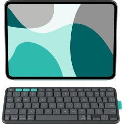 Husa cu tastatura Logitech Flip Folio pentru iPad Pro & Air 11 inch, Grafit