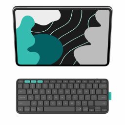 Husa cu tastatura Logitech Flip Folio pentru iPad Pro & Air 13 inch, Grafit