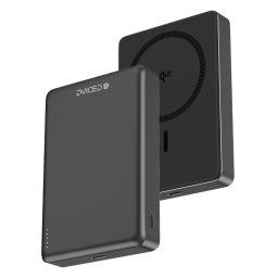 Baterie externa Dviced Qi2 Ultrathin MagSafe, 10000mAh, Negru