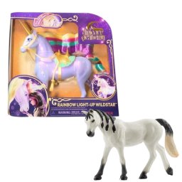Pachet - Set de joaca Unicorn Academy - Unicornul Lightstar + Figurina Schleich, Horse Club, Iapa Araba
