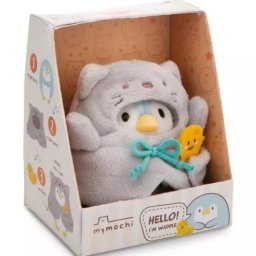 Nici: Waddle, pinguin din pluș în costum, cutie - 8 cm