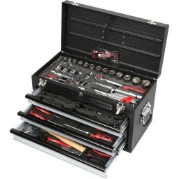 KS Tools 1/4 +1/2 CHROMEplus Universal Tool Set 99 pcs