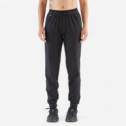 Pantalon de jogging alergare respirabil Kiprun run 500 dry negru Damă