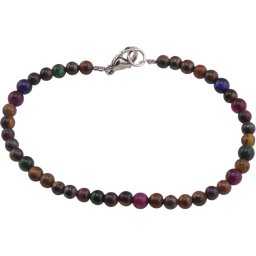 Bratara Ochi de tigru multicolor sfere 4mm