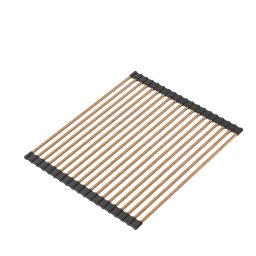 Gratar rulabil roll mat inox si silicon 43x32 cm finisaj PVD cupru negru