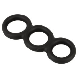 Erecto Inel Triplu pentru Penis si Testicule Intareste Erectia si Intarzie Ejacularea