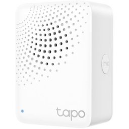 TP-Link Wireless Smart Hub Tapo H100, 2.4GHz Wi-Fi, Protocol: 868 / 922 MHz, dimensiuni: 72 x 62.5 x 51 mm, difuzor incorporat.