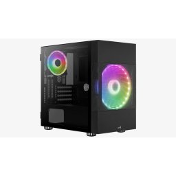 Carcasa Atomic Lite-G-BK-v1 , Mini Tower, fara sursa, mATX, Black