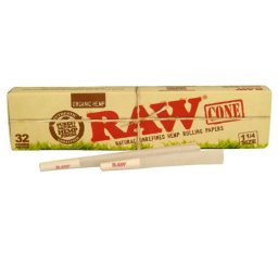 Raw Conuri pre-rulate Organic din canepa 1/4 x32