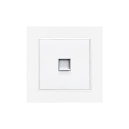 Priză Nova UTP RJ-45 cu cadru alb