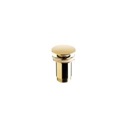 Bathco 0212OR - Ventil pentru lavoar CLICK-CLACK fără preaplin, Ø 6 cm, auriu