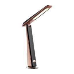 Lampă de birou LED reîncărcabilă cu dimmer TOP LED/4W/5V 1800 mAh 3000/4000/5000K maro/negru