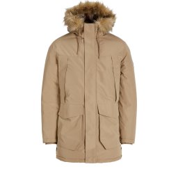 JACK & JONES Geacă Jjcamp Faux Fur Parka Bf 12279267 16-1104 TCX crockery