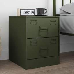 Manere pentru dulap 2 pcs Verde masliniu 85 x 45 mm Metal GartenMobel Dekor