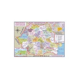 Plansa. Harta Romaniei A4