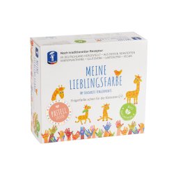 Set 6 tuburi vopsea pictura cu degetele - Pastel