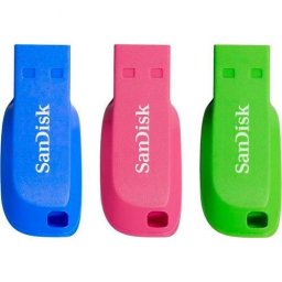 Memorie USB SanDisk Cruzer Blade ,USB 2.0, Multicolor, 16 GB