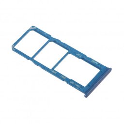Piese si componente Suport SIM - Card Samsung Galaxy A12 Nacho A127 / A12 A125, Albastru