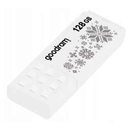 Memorie USB UME2 Winter 128GB USB 2.0 Flash Drive – Pendrive alb, rapid și compact, ideal pentru stocare portabilă